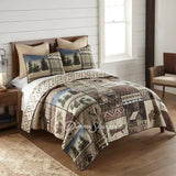 Donna Sharp Mountain Stream 3Pc Quilted Bedding Set