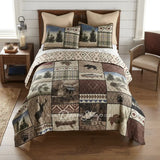 Donna Sharp Mountain Stream 3Pc Quilted Bedding Set