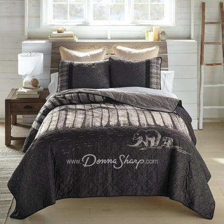 Nighttime 3Pc Quilted Bedding Set By Donna Sharp
