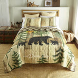 Donna Sharp Painted Bear Quilt Set Bedding