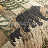 Donna Sharp Painted Bear Quilt Set Bedding