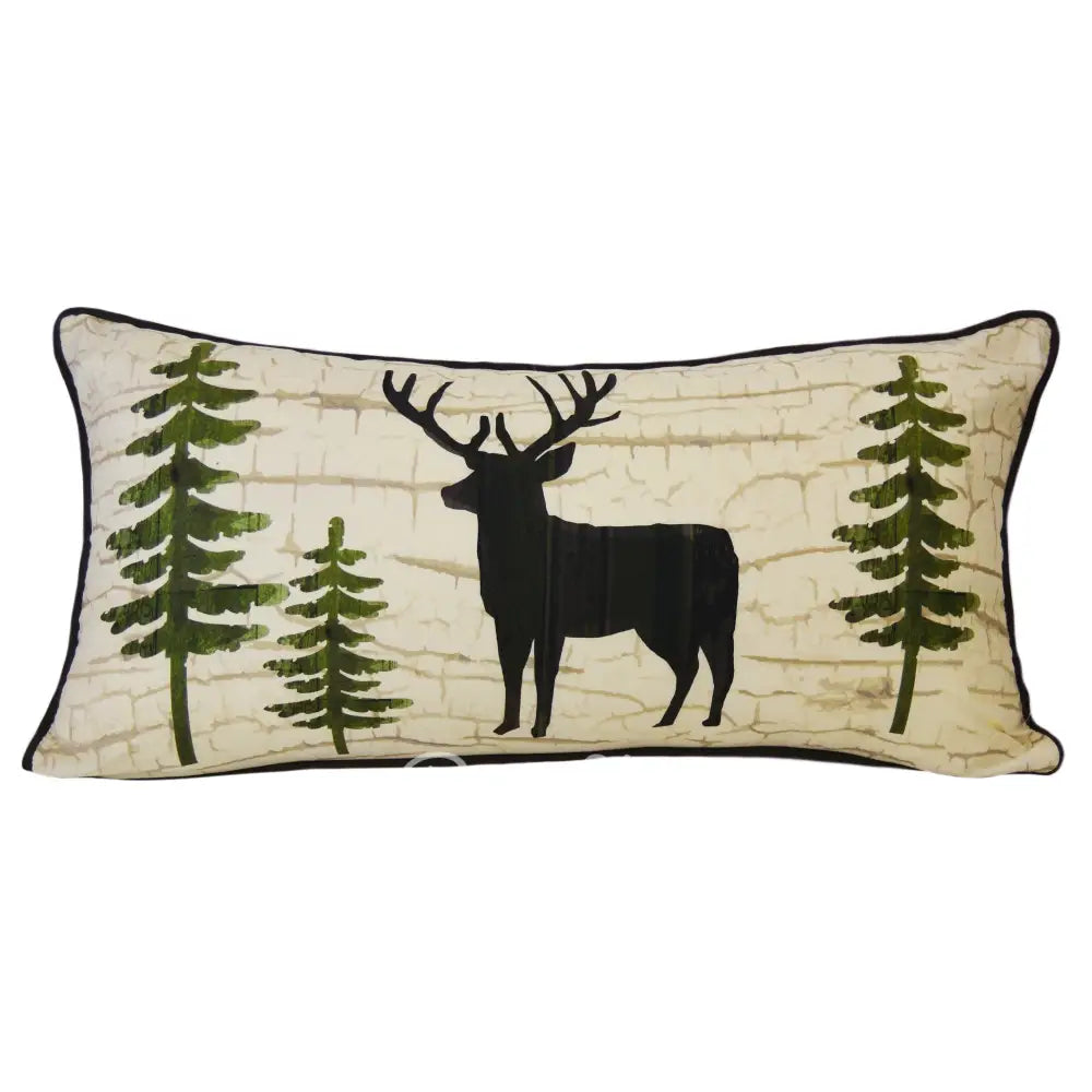 Donna Sharp Painted Deer Quilted Bedding Set Rectangular Pillow Bedding