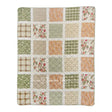 Donna Sharp Peach Rose Throw Bedding