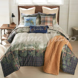 Donna Sharp Pine Boughs 3Pc Comforter Bedding Set