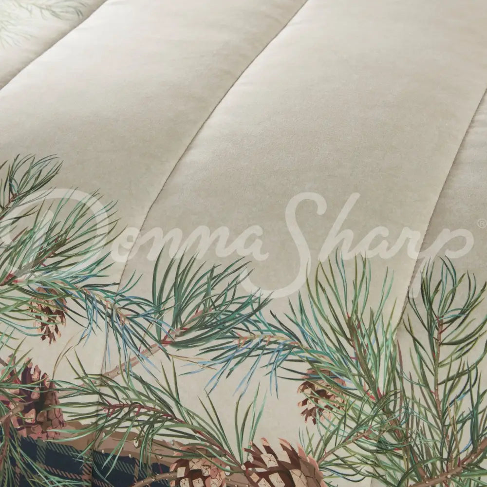 Donna Sharp Pine Boughs 3Pc Comforter Bedding Set