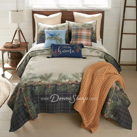 Donna Sharp Pine Boughs Quilted Bedding Set