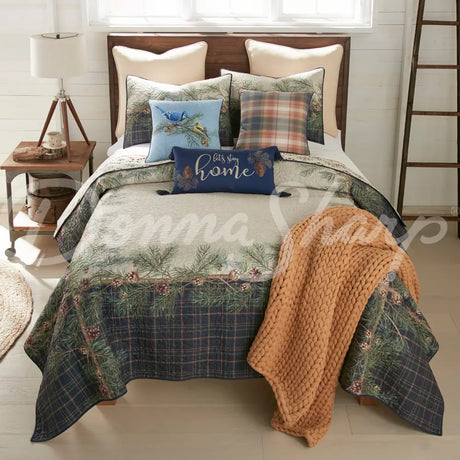 Donna Sharp Pine Boughs Quilted Bedding Set