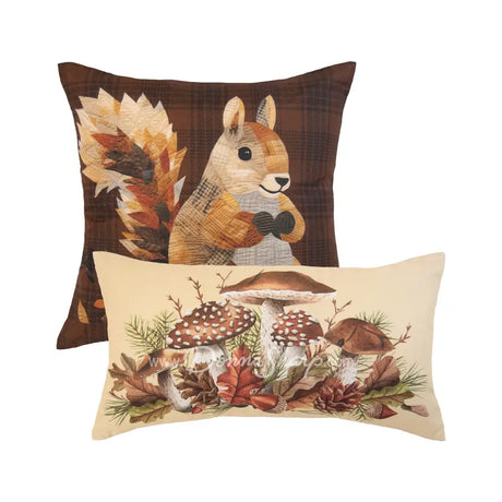 Donna Sharp Pine Circle 3pc Quilted Bedding Set Pillow Set New