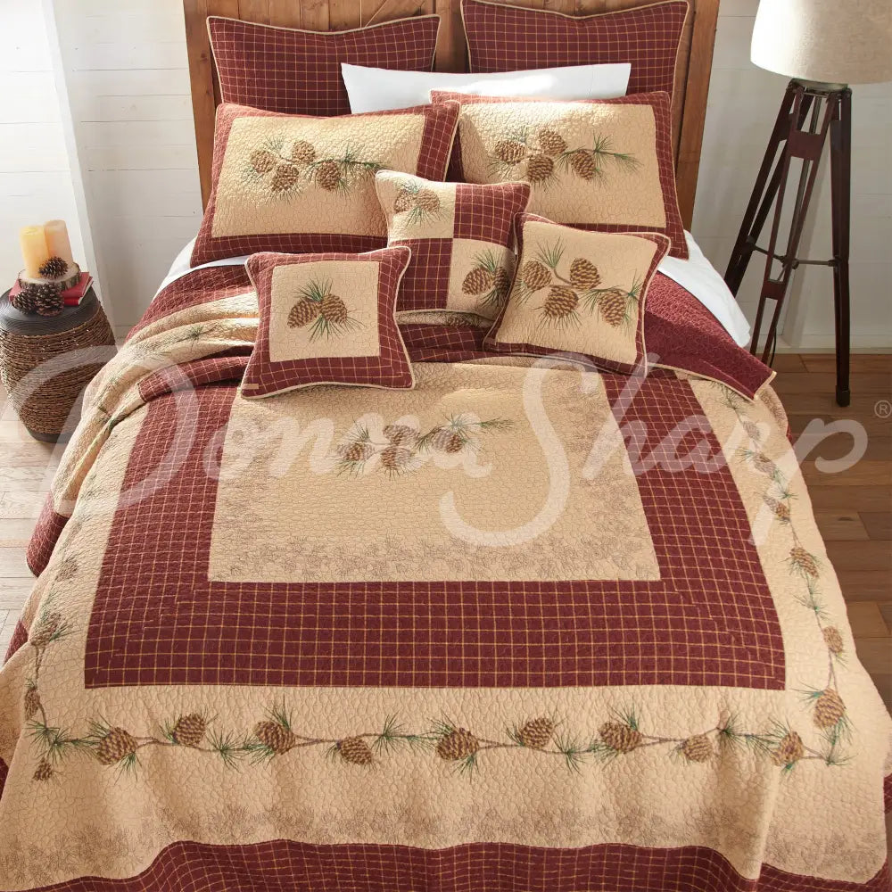 Donna Sharp Pine Lodge Cotton Quilted Bedding