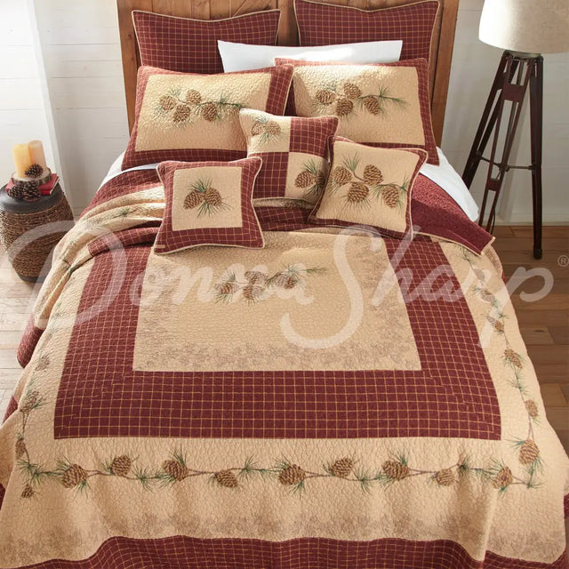 Donna Sharp Pine Lodge Cotton Quilted Bedding