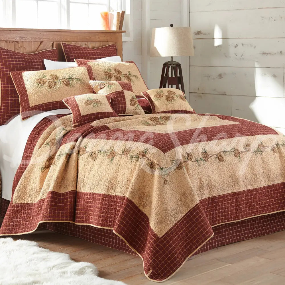 Donna Sharp Pine Lodge Cotton Quilted Bedding