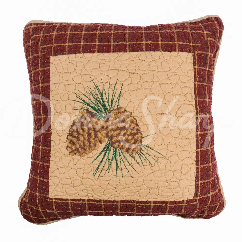 Donna Sharp Pine Lodge Cotton Quilted Bedding Cone - Pillow