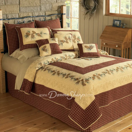 Full Bedskirt Pine Lodge Plaid(T)