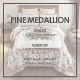 Donna Sharp Pine Medallion Ultra Comfort Quilt Collection - Bedding