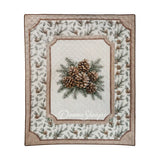 Donna Sharp Pine Medallion Ultra Comfort Quilt Collection - Throw - Bedding