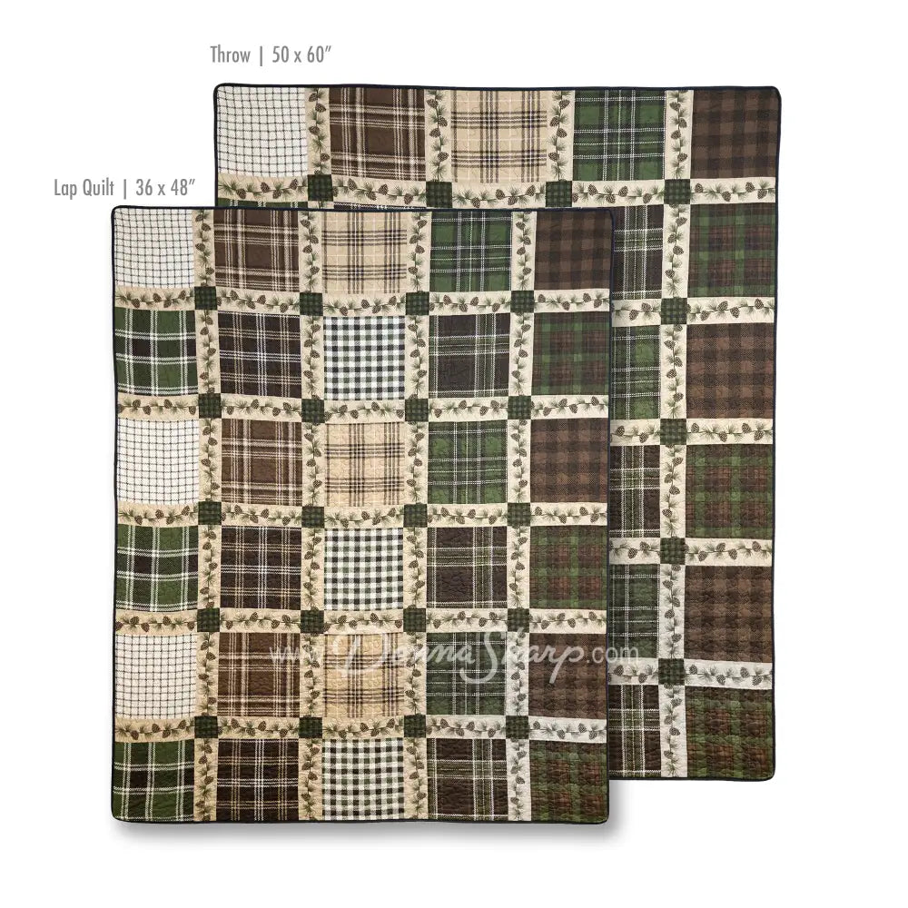Donna Sharp Pine Patch Cotton Lap Quilt