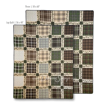 Donna Sharp Pine Patch Cotton Lap Quilt