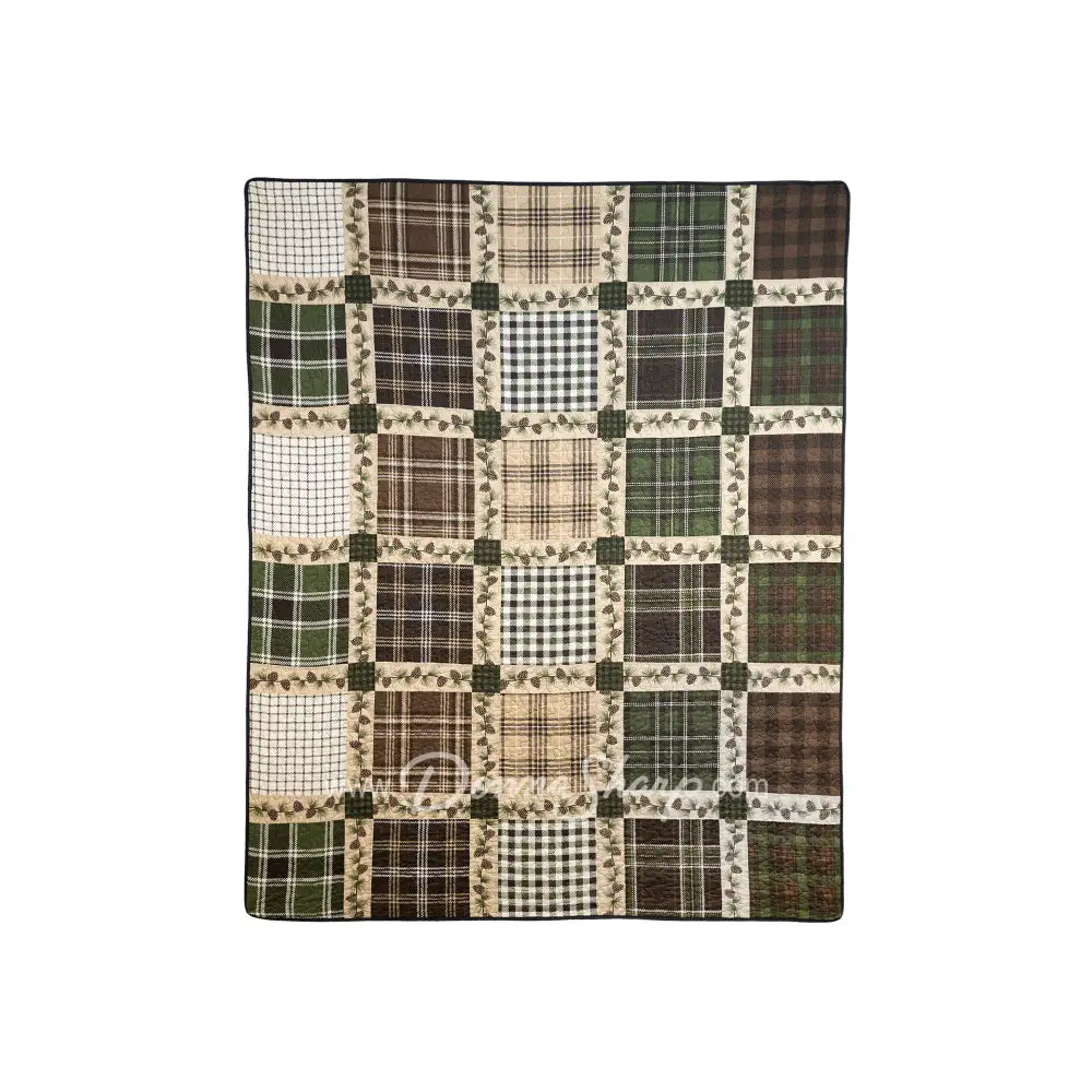 Donna Sharp Pine Patch Cotton Lap Quilt