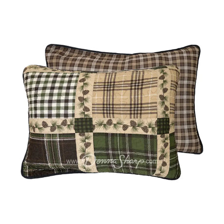 Pine Patch Pillow Shams (Standard)