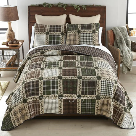 Donna Sharp Pine Patch Cotton Quilt Set King Set