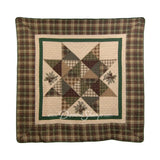 Donna Sharp Pine Star 3Pc Pieced & Embroidered Cotton Quilt Set New