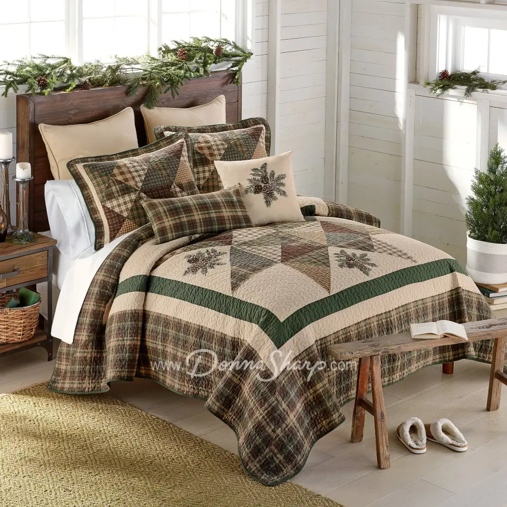 Donna Sharp Pine Star Pillow - Thumbnail 4