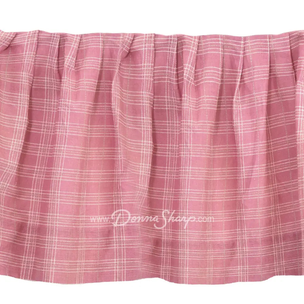 King Bedskirt Pink Plaid (G) Sale