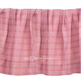 King Bedskirt Pink Plaid (G) Sale