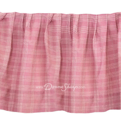 King Bedskirt Pink Plaid (G) Sale