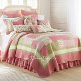 King Bedskirt Pink Plaid (G) Sale