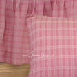 Queen Bedskirt Pink Plaid (G) Sale