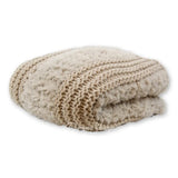Donna Sharp Plush Knit Throws Plush Knit Taupe Bedding