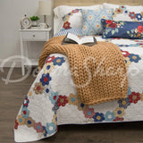 Donna Sharp Prairie 3Pc Cotton Quilt Set Bedding