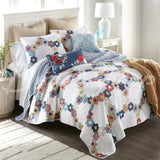 Donna Sharp Prairie 3Pc Cotton Quilt Set Bedding