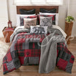 Donna Sharp Red Forest 3Pc Microfiber Comforter Bedding Set