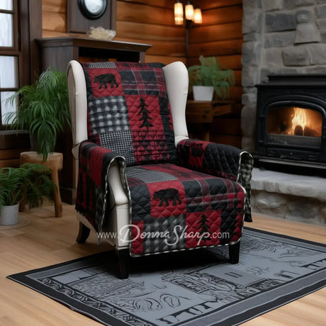 Donna Sharp Red Forest Furniture Covers New