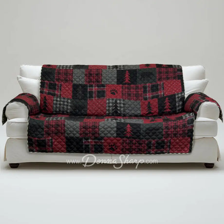 Red Forest Furniture Cover Loveseat New
