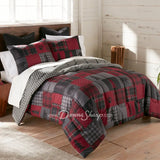 Donna Sharp Red Forest 3Pc Microfiber Comforter Bedding Set