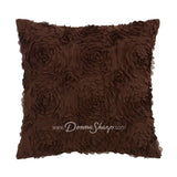 Dec Pillow Roses (Brown) Bedding