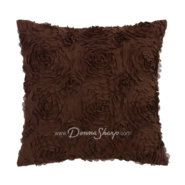 Dec Pillow Roses (Brown) Bedding