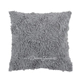 Dec Pillow Roses (Grey) Bedding