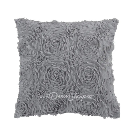 Dec Pillow Roses (Grey) Bedding
