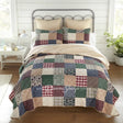 Rustic Paisley Pieced Cotton Quilt Set From Donna Sharp New