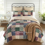 Rustic Paisley Pieced Cotton Quilt Set From Donna Sharp New