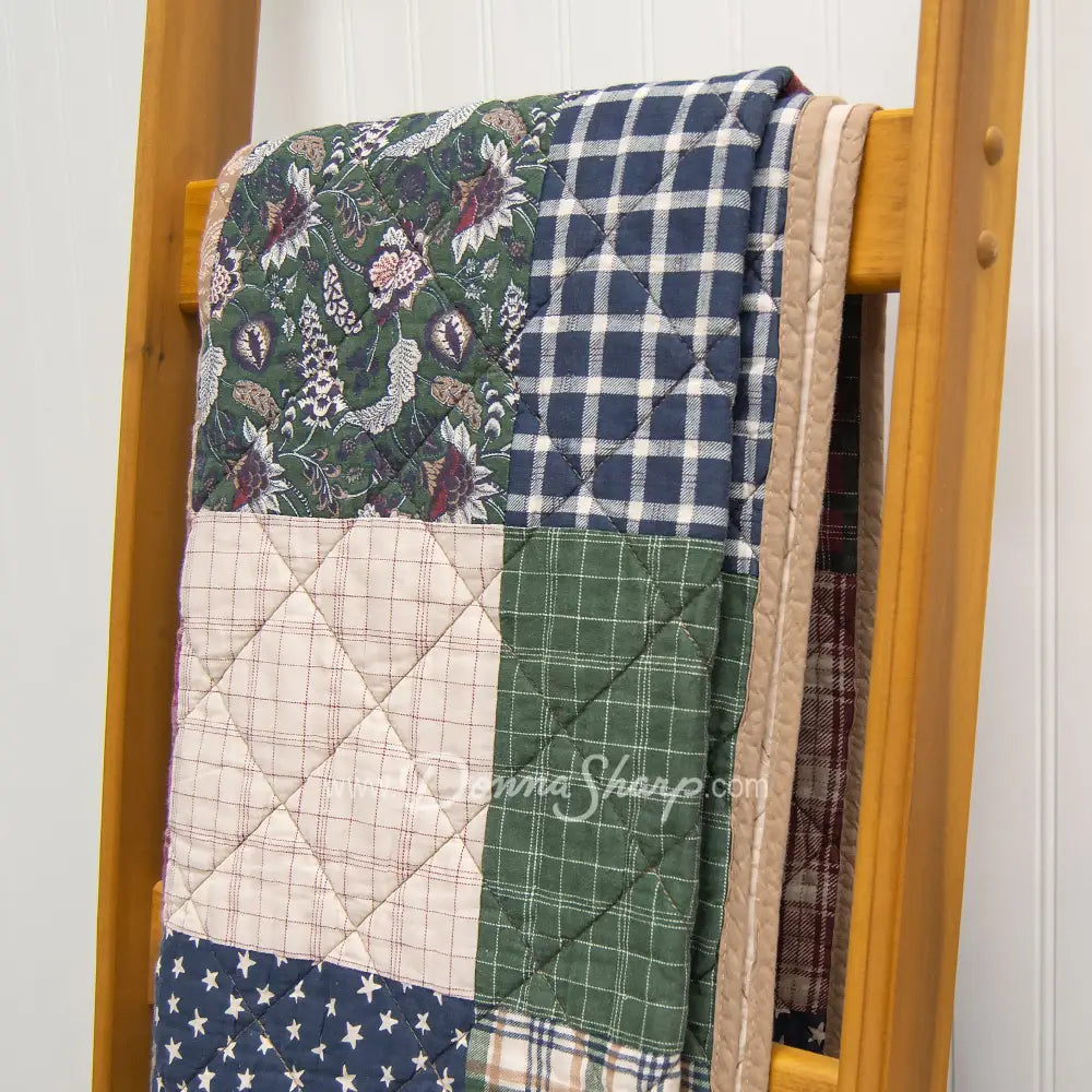 Rustic Paisley Pieced Cotton Quilt Set From Donna Sharp New