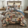 Donna Sharp Rustica Lightweight Quilted Bedding Set from Your Lifestyle King Set, Quilt + 2 Shams Bedding