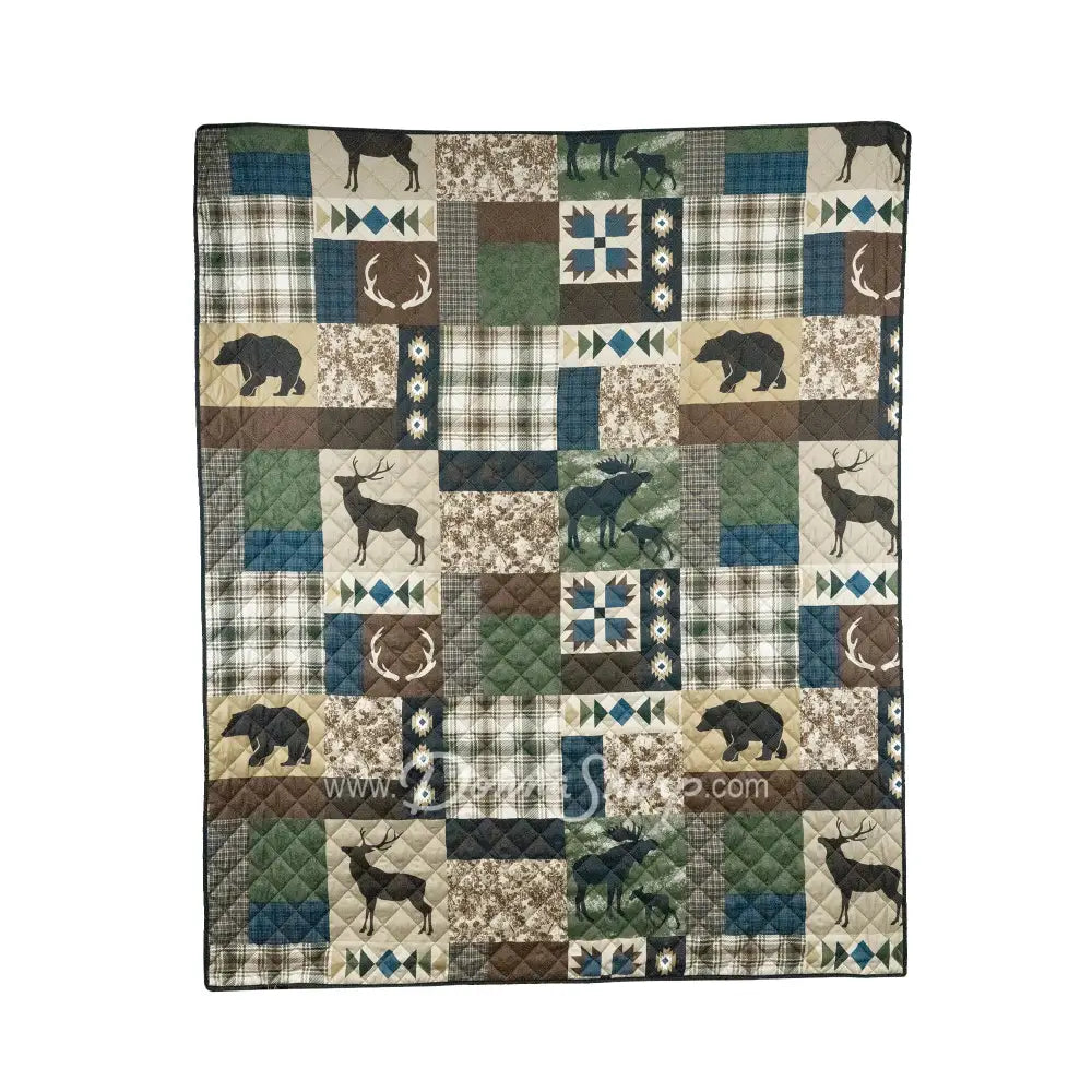 Donna Sharp Rustica Lightweight Quilted Bedding Set from Your Lifestyle - Throw - Bedding