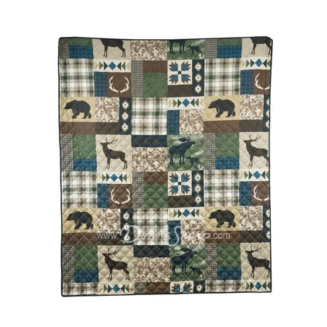 Donna Sharp Rustica Lightweight Quilted Bedding Set from Your Lifestyle - Throw - Bedding