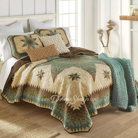 Donna Sharp Sea Breeze Star Quilt Set Bedding