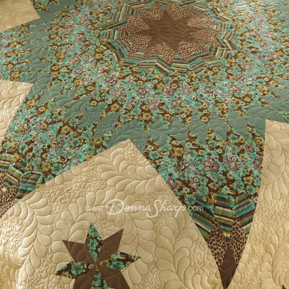 Donna Sharp Sea Breeze Star Quilt Set Bedding